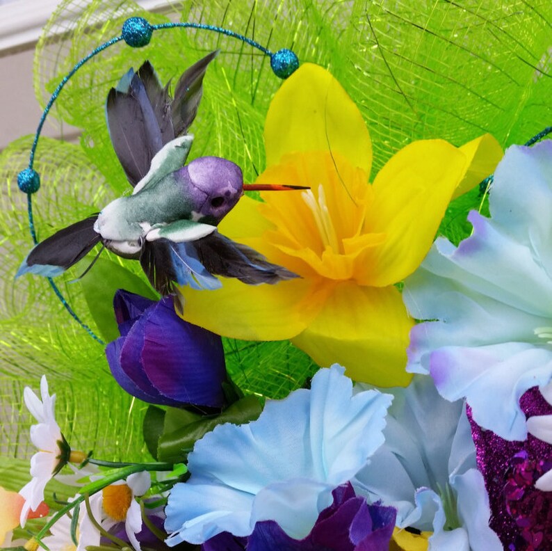 XL Beautiful mary K. Line Floral Swag Features Etsy