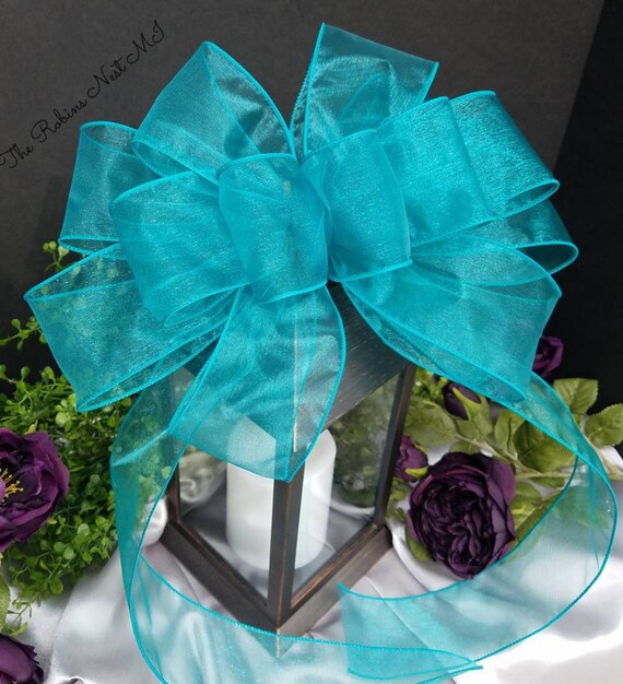 Teal Bows Teal Bow Etsy