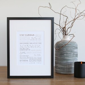 Gallery Wall Print Nursery Print 8 X 10 Print Manifesto Life's Rules ...