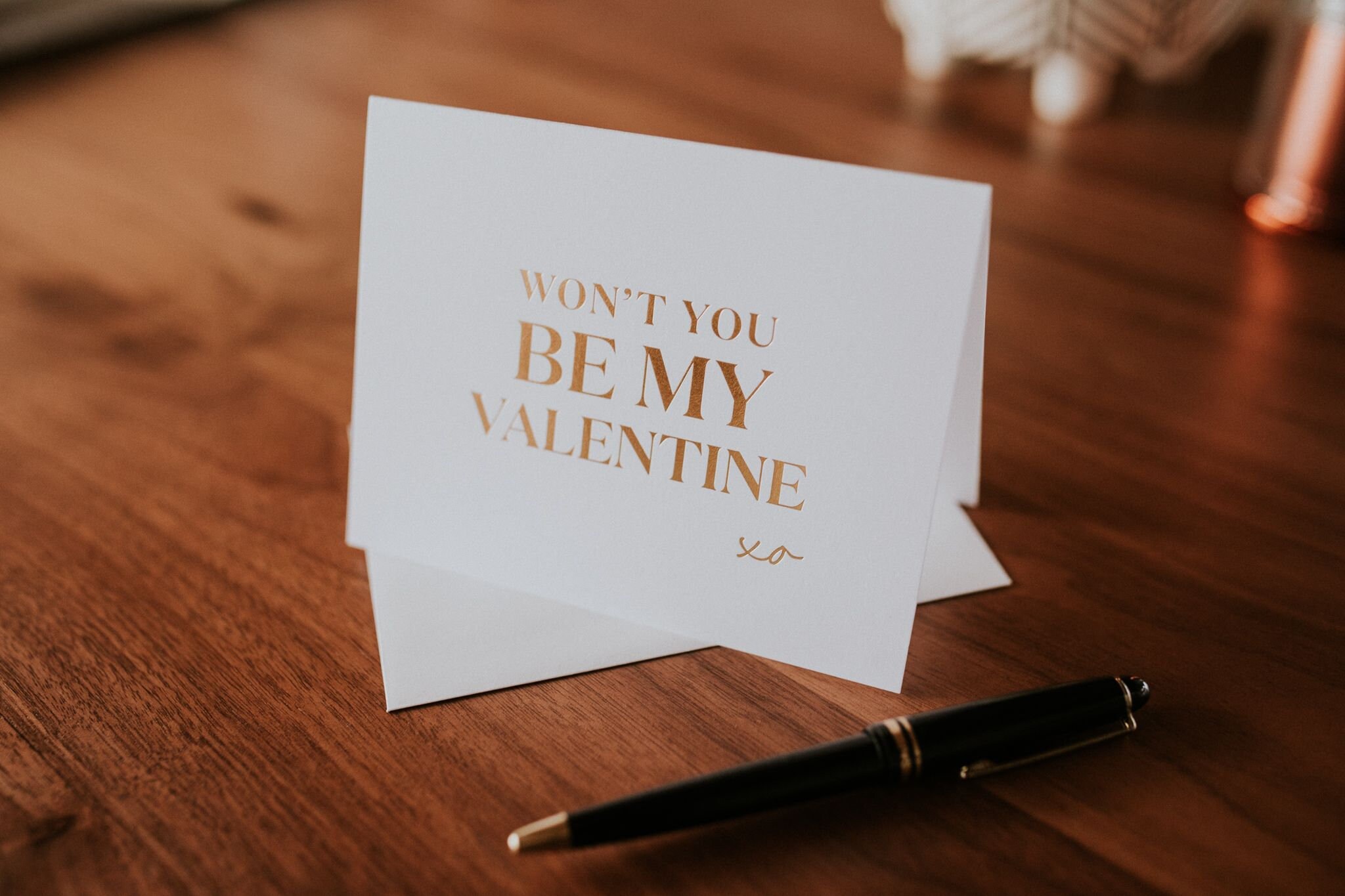 Won't You Be My Valentine Valentine's Day Card - Etsy España