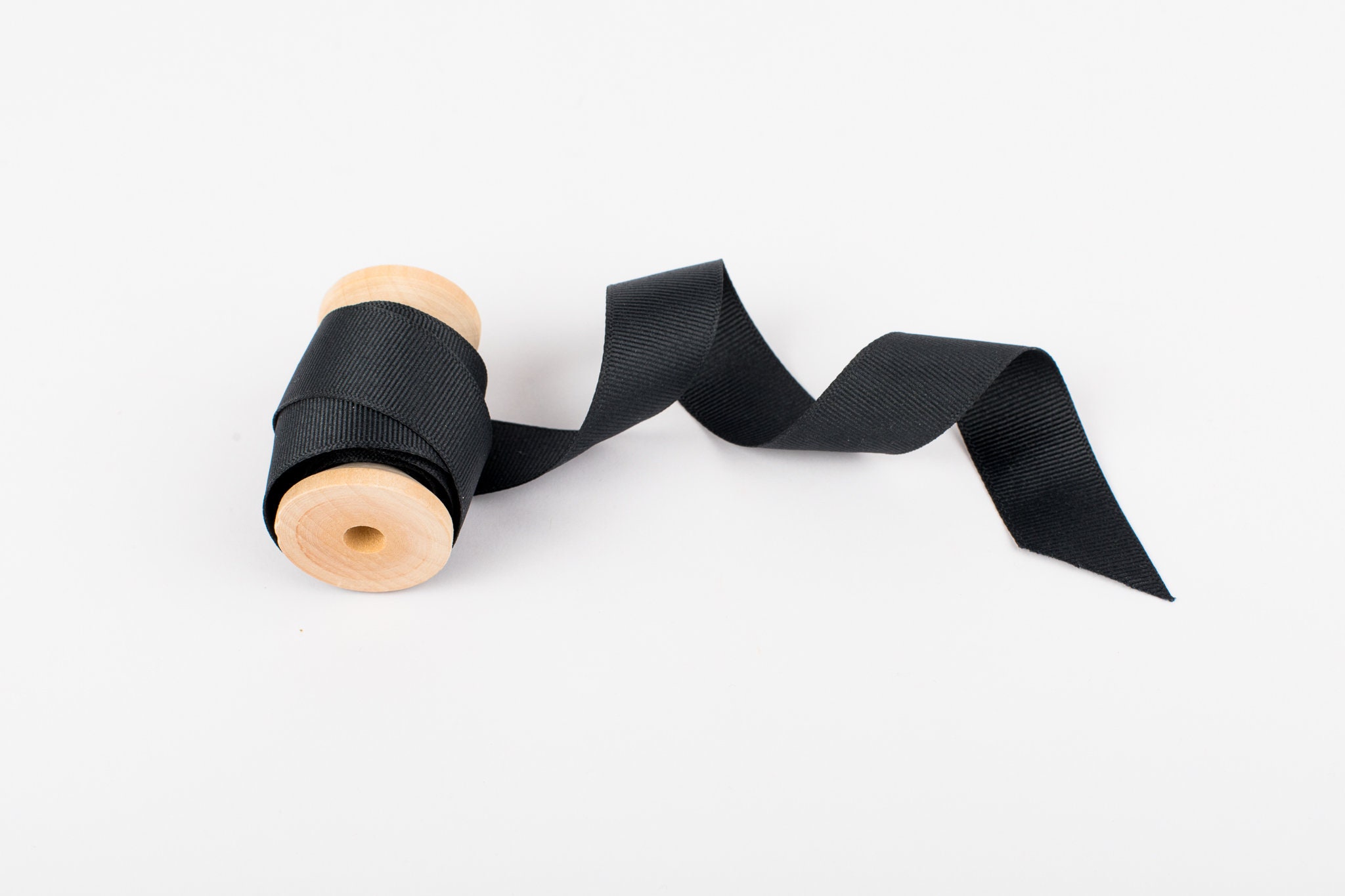 Offray Black Grosgrain Ribbon - 2-1/4 Inch X 9 Feet Craft Ribbon (2 Pack)