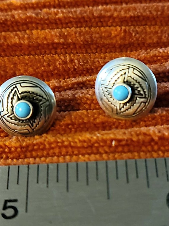 Delicate Vintage Turquoise Earrings