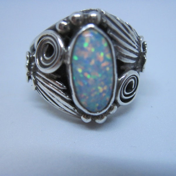 Opal Ring - Very Beautiful - Southwest Design