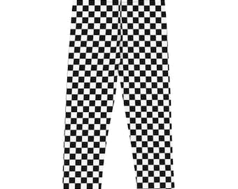 Moto Kid Race Flag Leggings