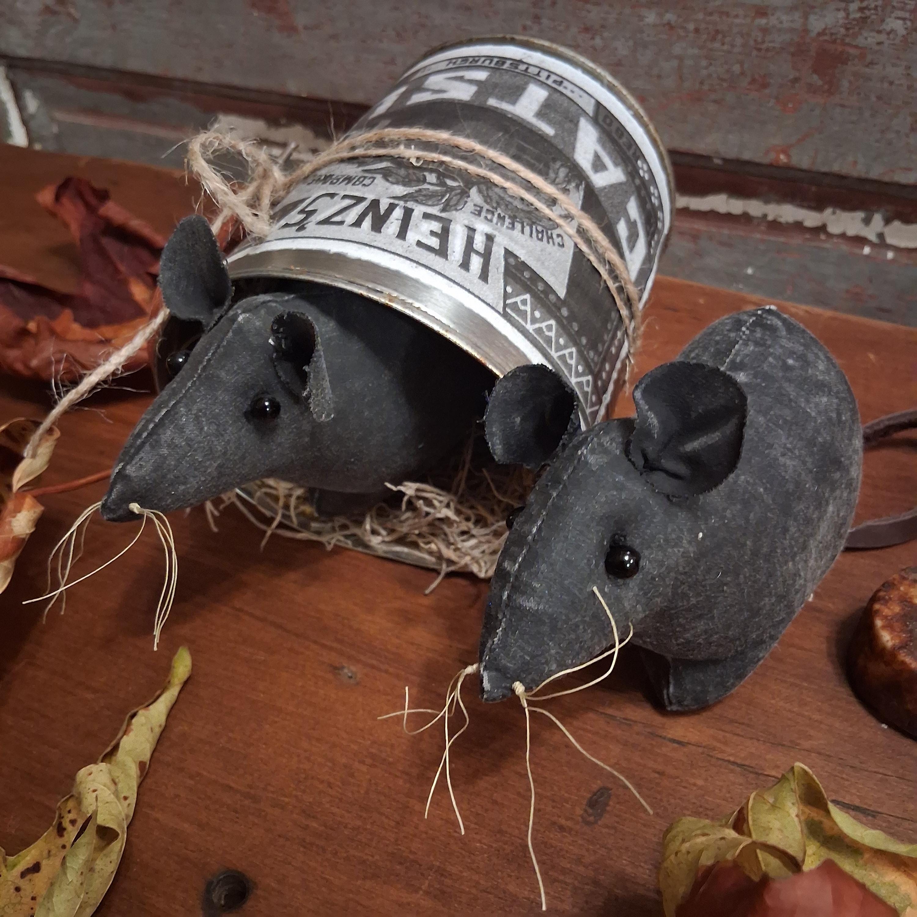 Primitive Adorable Spooky RATS in a Can Halloween Fall Rustic Farmhouse ...