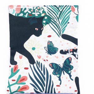 Protège-livres Chat noir – Tailles standard et grande