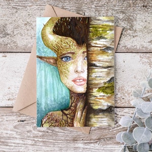 Karta akwarelowa Dryad
