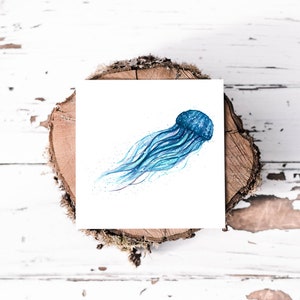 Wenskaart aquarel kwallen
