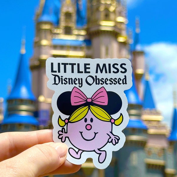 Little Miss Magic Easy Peel Premium Vinyl Die Cut Sticker | Disney Water Bottle Sticker | Laptop Sticker