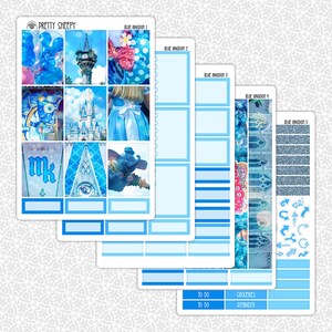 Blue Kingdom Planner Stickers Magic Kingdom Disney Planner Stickers Pretty Sheepy