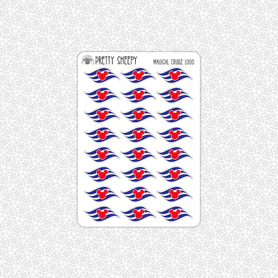 Sticker Sheet Magical Cruise Logo Stickers | Disney Cruise Fish Extender Gift