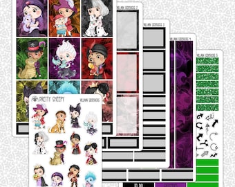 Planner Stickers Villains Sidekicks | Magical Weekly Planner Kit Functional Stickers Decorative Stickers