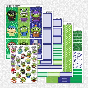 Alien Remix Planner Stickers Toy Story Aliens Disney Planner Stickers