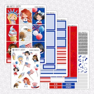 Patriotic Princesses Planner Stickers Disney Planner Stickers Pretty Sheepy