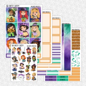 Halloween Princesses Planner Stickers Disney Planner Pretty Sheepy