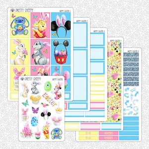 Hoppy Easter Planner Stickers Weekly Disney Planner Stickers Pretty Sheepy
