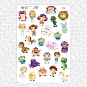 Toys Stickers  Planning Bullet Journal Scrapbook Toy Story Pretty Sheepy