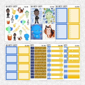 Soul Mini Planner Stickers Kit Disney Planner Pretty Sheepy