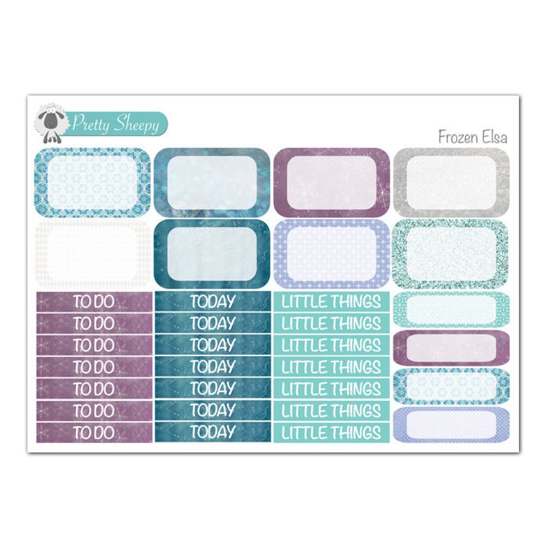 Frozen Planner Stickers Etsy