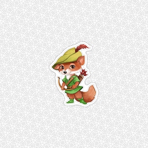 Robin Hood Sticker Easy Peel Premium Vinyl Die Cut Sticker Water Bottle Sticker Laptop Sticker Pretty Sheepy Waterproof