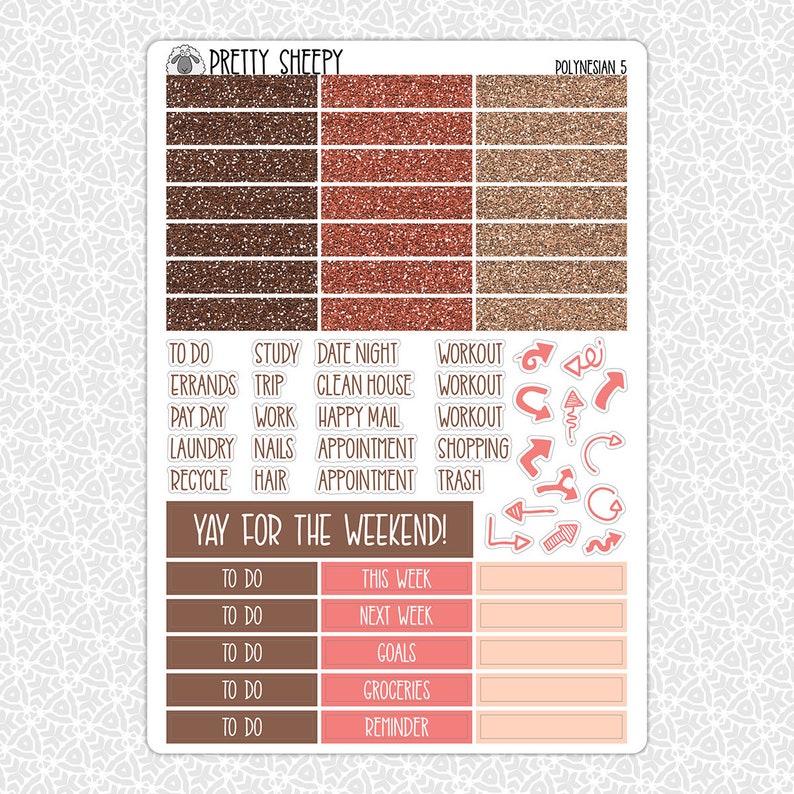 Planner Stickers Polynesian | Disney Resort Weekly Planning Kit ...