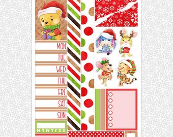 Planner Stickers Hundred Acre Holiday Sampler | Christmas Planning Bullet Junk Journal Scrapbook Kit