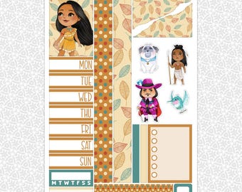 Planner Stickers Colors of the Wind Sampler | Planning Bullet Junk Journal Scrapbook Kit