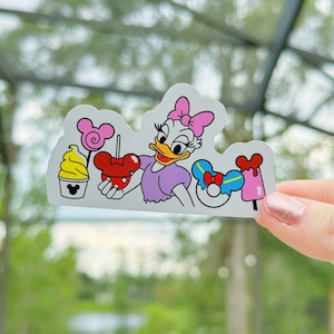 Daisy Snacks Easy Peel Premium Vinyl Die Cut Sticker Disney Water Bottle Sticker Laptop Sticker