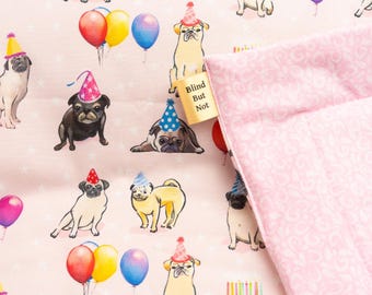 Blind But Not Blankie - Birthday Pink