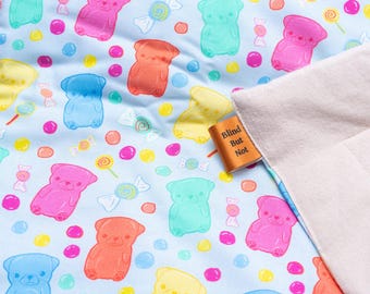 Blind But Not Blankie - Gummy Pugs by Chickenpants