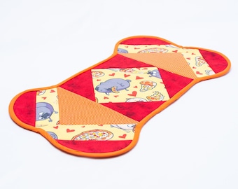 Blind But Not Place Mat - Pizza Pugs