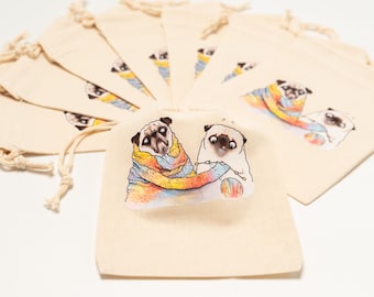 Pug Snackie bag