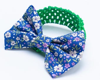 BBN Bowtie - spring flowers