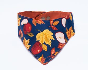 BBN Bandana - Fall leaves and apples