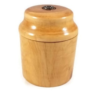 Hand turned Lidded Cherry Bowl
