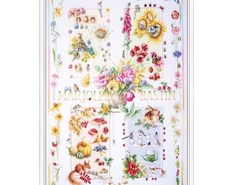 4 seasons | Four seasons | Cross Stitch Pattern | Instant Digital PDF download