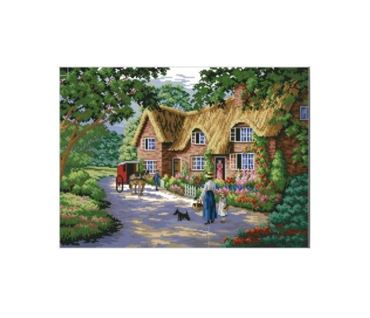 Dimensions Gold Collection Bedfordshire Sunset Cross Stitch Kit #3796
