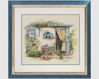 Lanarte Country Home House Stitch Pattern – Elegant Cottage Design – Instant Digital PDF Download