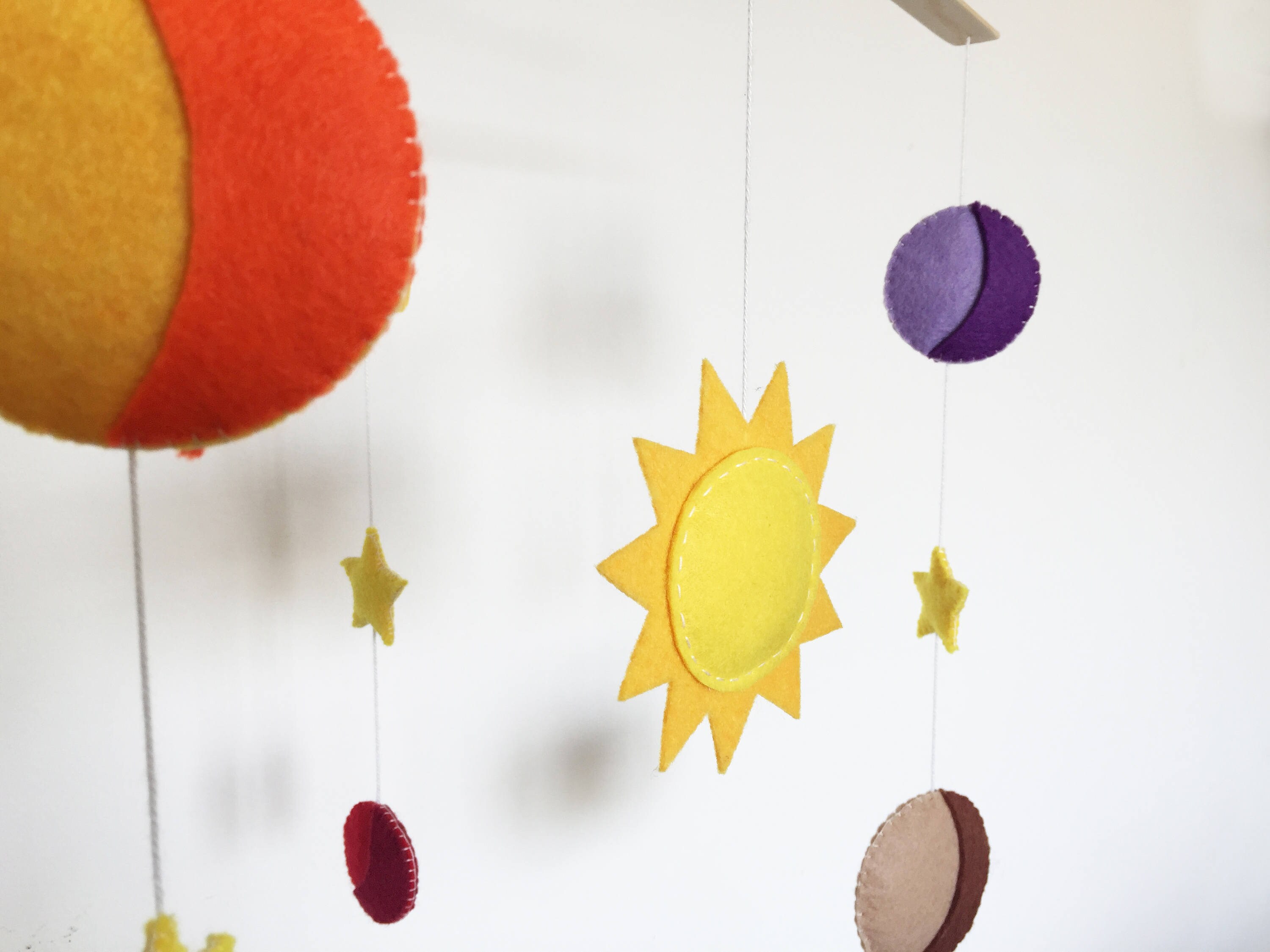 Solar System baby mobile crib Space theme Bedroom Galaxy Etsy