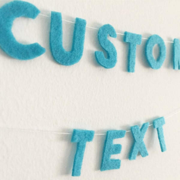 Word Garland Etsy