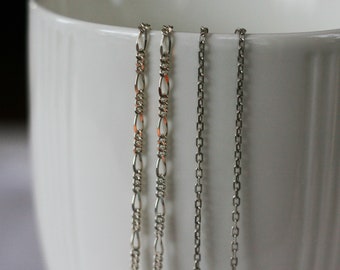 Sterling Silver 26.7" chain, Silver chain necklace, 68cm chain, 925 Sterling Silver Necklace