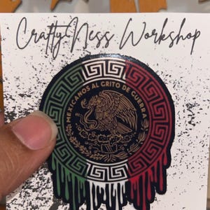 Mexican Drip Hard Hat Sticker