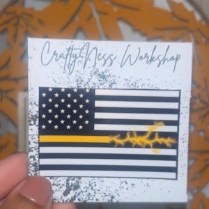 electrician USA flag hard hat sticker