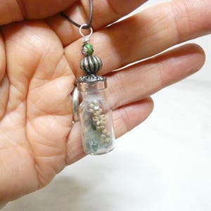 Witches Bottle Amulet for Heart and Earth Connection