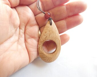 English Beech Wood Sacred Circle Amulet Charm for Good Luck