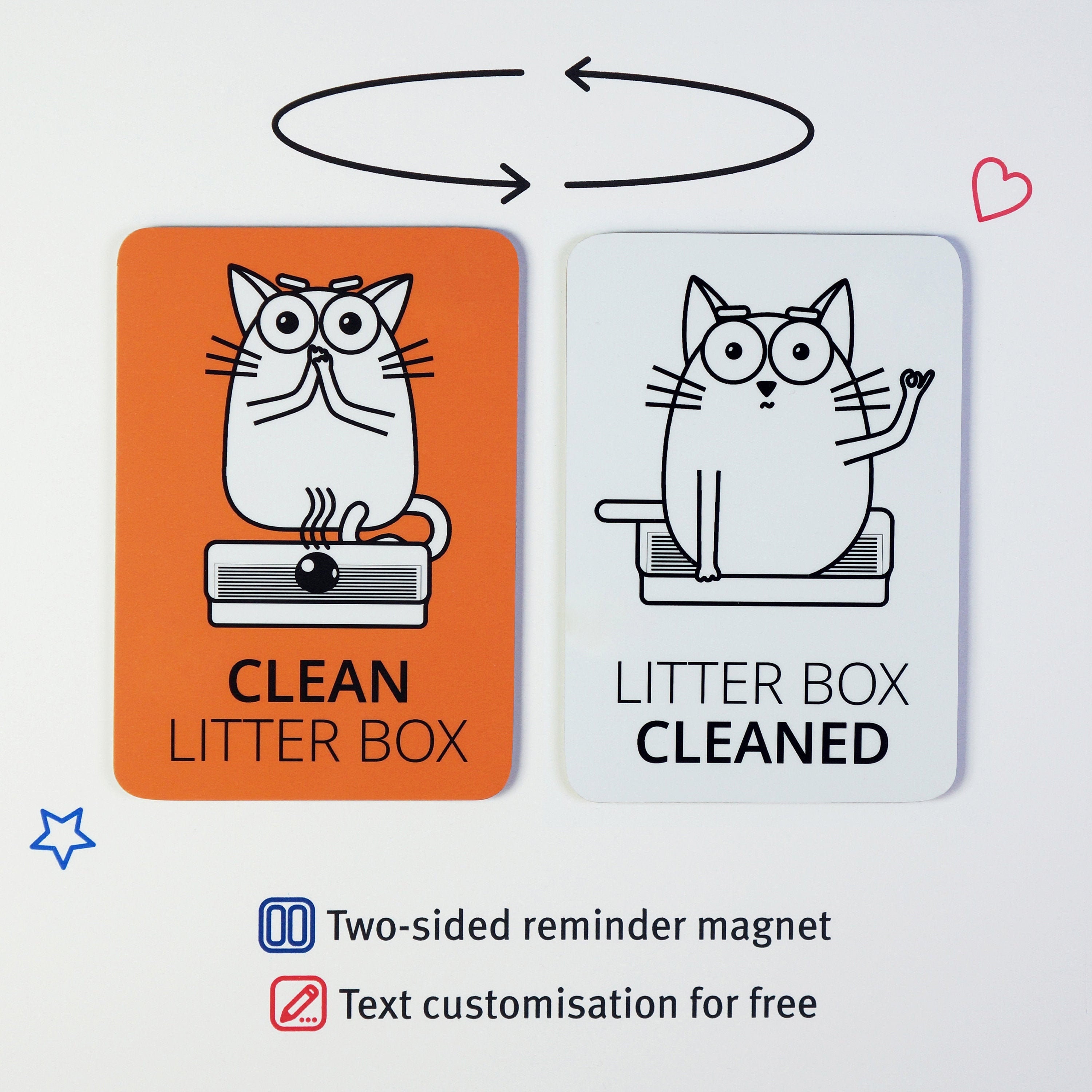 Tiny funny cat litter christmas stocking stuffers useful magnet gift …