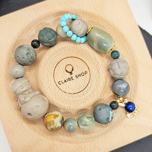 Alashan Agate - Claire L handmade only one -The little prince of the planet