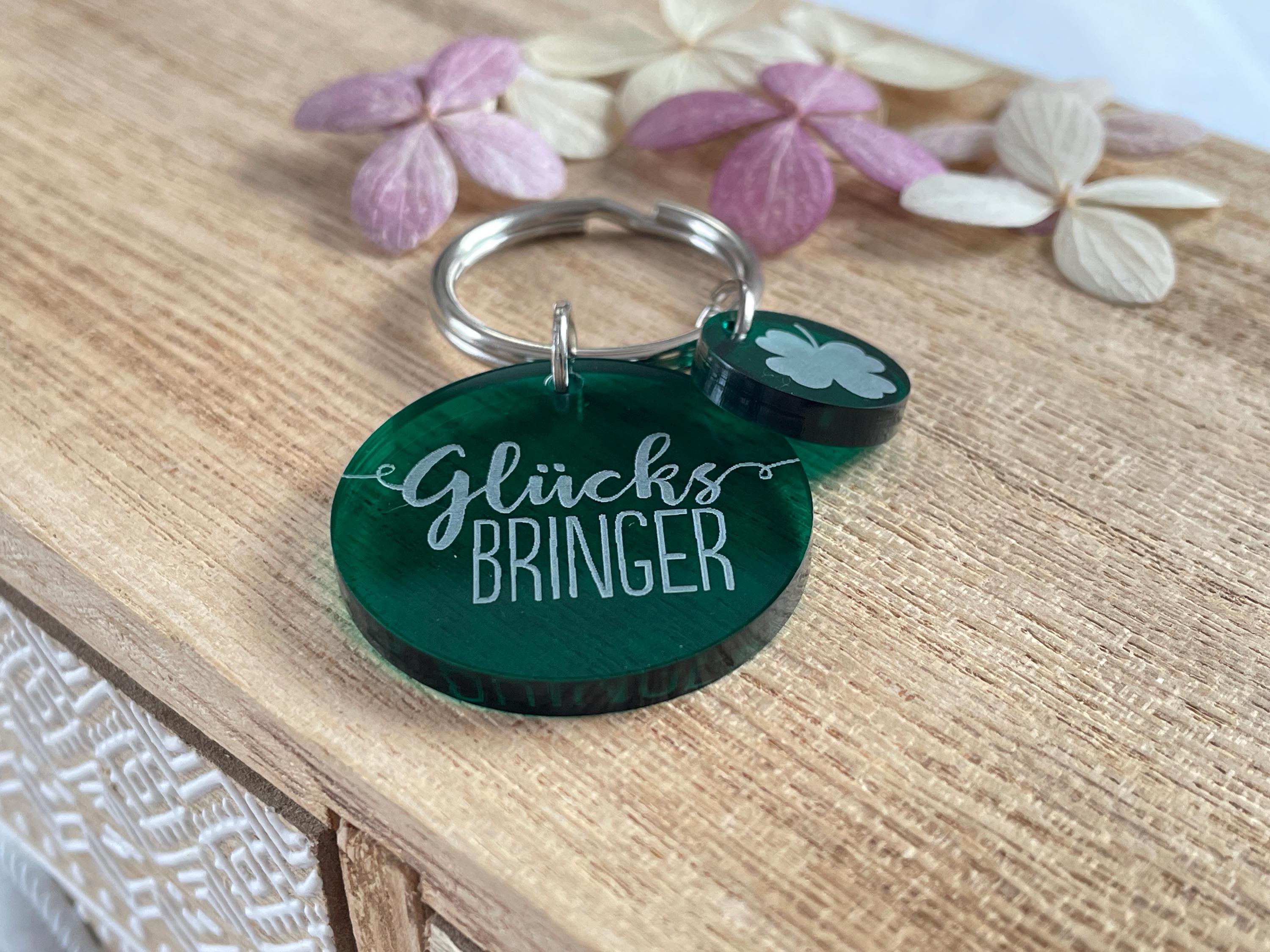 Amosfun 4er-Set Kleeblatt Schlüsselanhänger Aus Metall - Glücksbringer Für St. Patrick's Day, Taschen & Autoschlüssel