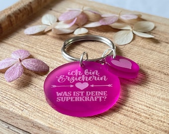 I'm a teacher, what's your superpower? | Acrylic keychain