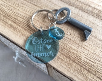 Baltic Sea always works | Acrylic keychain